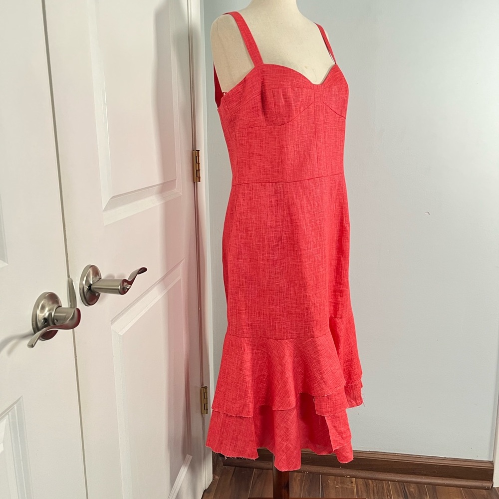 Milly Kendal dress in Poppy size 12 NWT - Picture 6 of 10